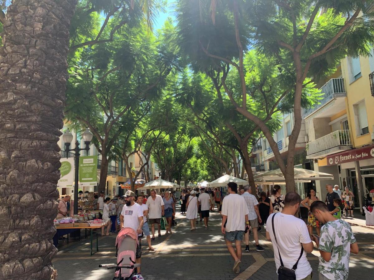 Notaria-Apartamento Y Estudio En Casco Antiguo, Al Lado De Playa, Rambla Y Monasterio, Con Acceso A Terraza Ajardinada Sant Feliu de Guíxols Dış mekan fotoğraf